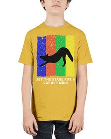 Set the Stage 515# - yoga - Youth Tee Unisex