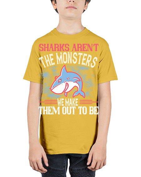 Sharks aren’t the monsters we make them out to be Style 24# - shark-fish - Youth Tee Unisex