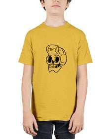Skull Skeleton 144# - skull and bones - Youth Tee Unisex