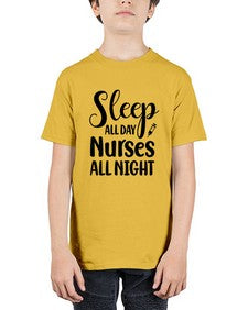Sleep all day nurses all 1400# - nurse - Youth Tee Unisex