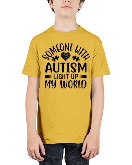 Some one with Style 50# - autism - Youth Tee Unisex