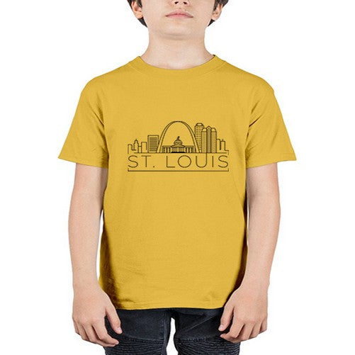 St Louis Minimal Skyline 1882# - cities - Youth Tee Unisex