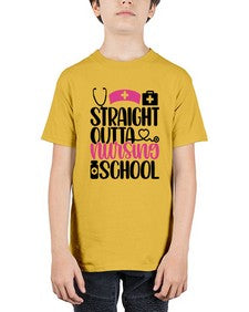 Straight Outta Nursing Style Style 1426# - nurse - Youth Tee Unisex