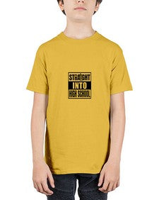 Straight into high school 895# - nineth grade - Youth Tee Unisex