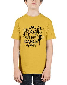 Straight outta dance class 188# - ballet - Youth Tee Unisex