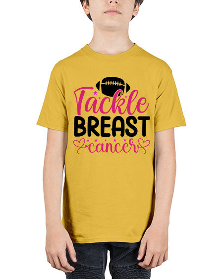 Tackle Breast Cancer 4# - breast cancer - Youth Tee Unisex