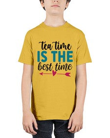 Tea Time Is The Best Time 1614# - tea - Youth Tee Unisex