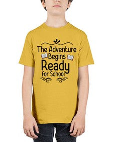 The Adventure Begins Ready for School 939# - graduation - Youth Tee Unisex