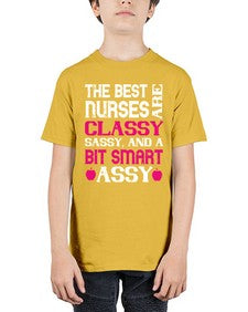 The best nurses are classysassy and a bit smart assy Style 1503# - nurse - Youth Tee Unisex