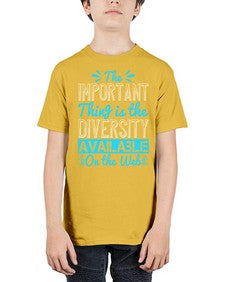 The important thing is the diversity available on the Web 55# - internet - Youth Tee Unisex