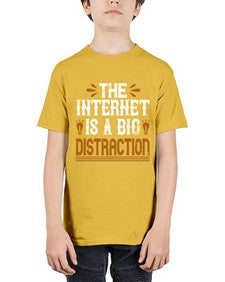 The internet is a big distraction 53# - internet - Youth Tee Unisex