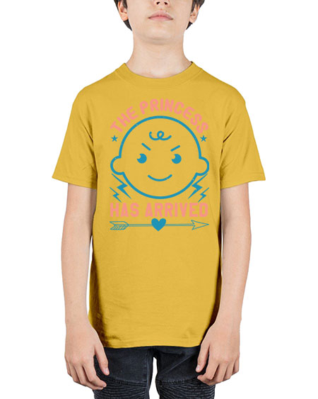 The princess has arrived Style 225# - baby shower - Youth Tee Unisex