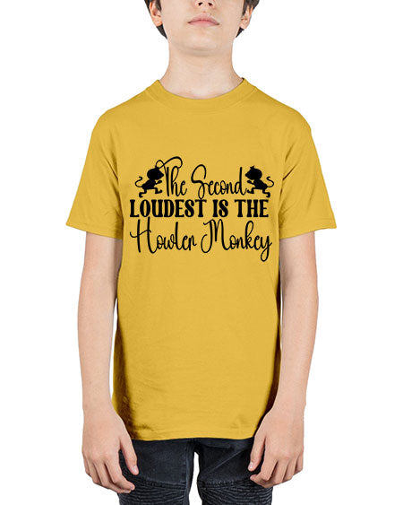 The second loudest is the  - monkey - Youth Tee Unisex