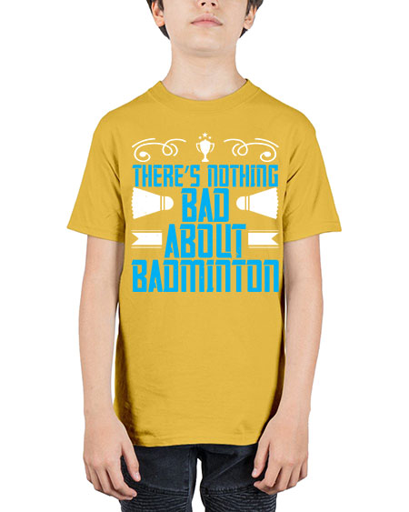 There’s nothing bad about badminton 1812# - badminton - Youth Tee Unisex