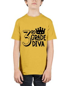 Third Grade Diva 953# - third grade - Youth Tee Unisex