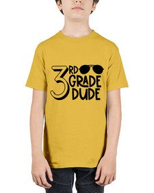Third Grade Dude 957# - third grade - Youth Tee Unisex