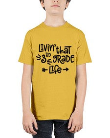 Third Grade Life 967# - third grade - Youth Tee Unisex