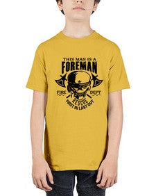 This man is 1166# - skull and bones - Youth Tee Unisex