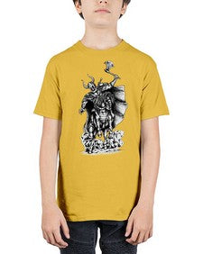 Warrior Skull Files 1208# - skull and bones - Youth Tee Unisex