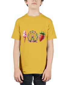 Watercolor Strawberry Fair 1693# - strawberry - Youth Tee Unisex