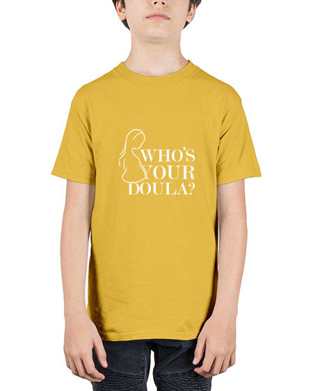 Whosyourdoulagiftfordoulamidwifetshirt1639# - doubla - Youth Tee Unisex