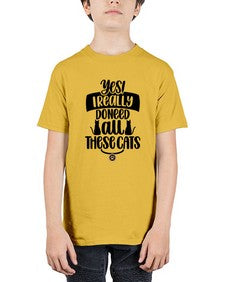 Yes I Really Do Need Style 109# - cats - Youth Tee Unisex
