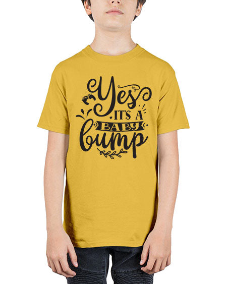 Yes it s a baby bump 476# - pregnancy - Youth Tee Unisex