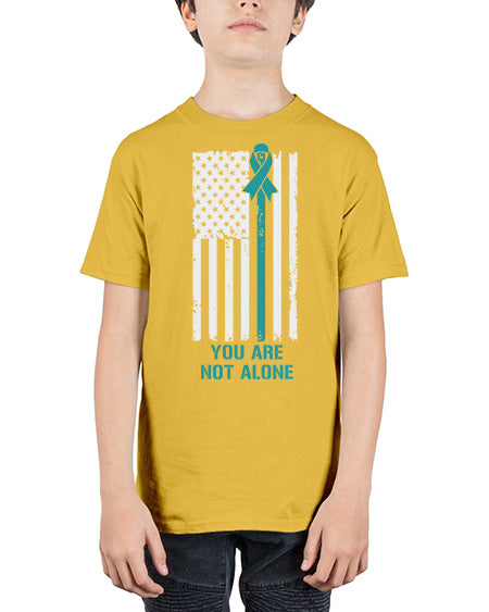 You Are Not Alone PTSD 1# - PTSD - Youth Tee Unisex