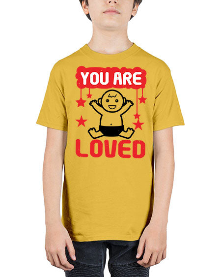 You are loved Style 241# - baby shower - Youth Tee Unisex