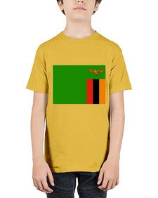 Zambia 2160# - world flags - Youth Tee Unisex