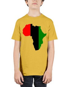 africamap 275# - black words and phrases - Youth Tee Unisex