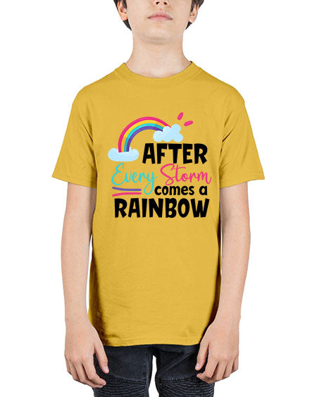after every storm comes a rainbow Style 16# - baby - Youth Tee Unisex