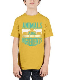 animals are not ingredients 562# - vegan - Youth Tee Unisex