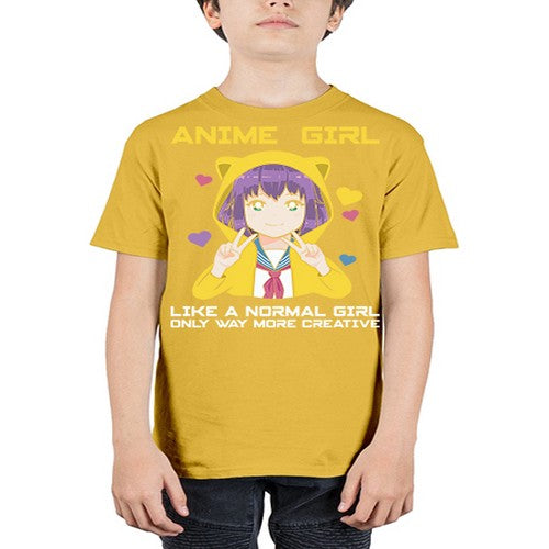 anime girl like a normal girl209# - anime - Youth Tee Unisex