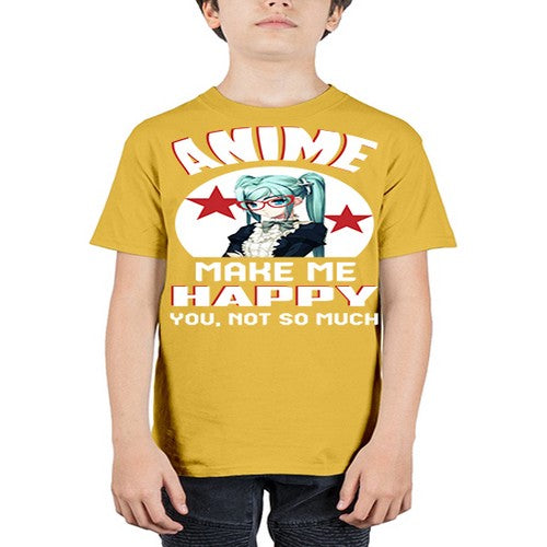 anime make me happy you not so much210# - anime - Youth Tee Unisex