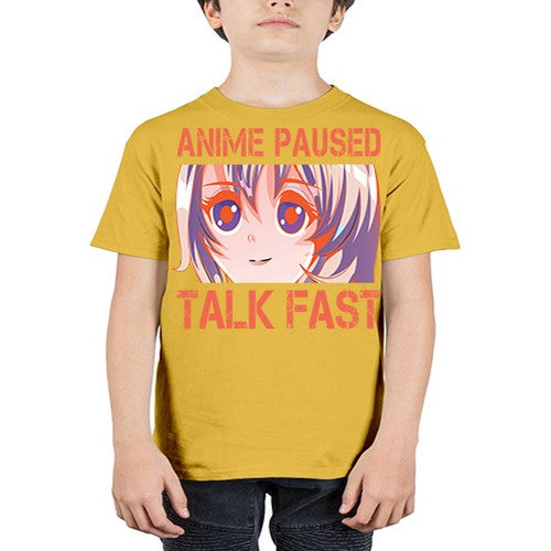 anime paused talk fast211# - anime - Youth Tee Unisex