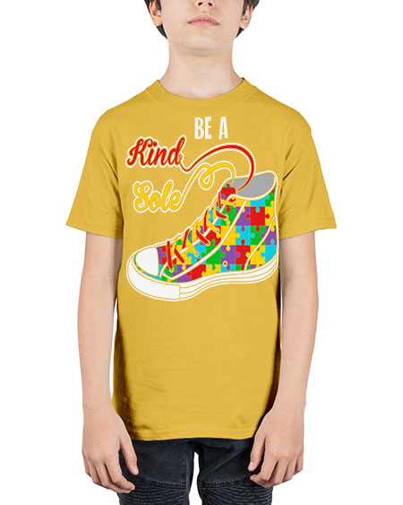 be a kind sole autism 59# - autism - Youth Tee Unisex