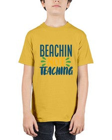 beachin not teaching Style 63# - teacher - Youth Tee Unisex