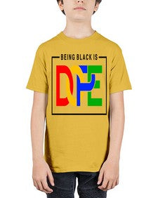 being black is dope 259# - black words and phrases - Youth Tee Unisex