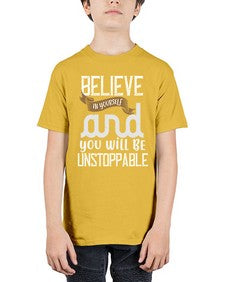 believe in yourself and you will be unstoppable 55# - cooking - Youth Tee Unisex