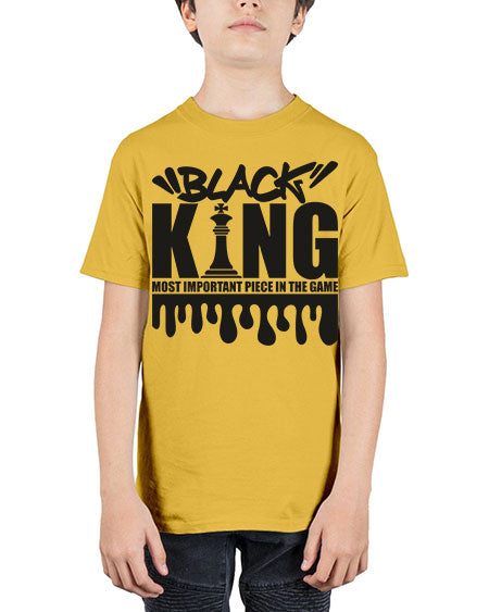 black king 214# - black words and phrases - Youth Tee Unisex