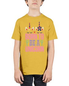 born to be a unicorn 70# - unicorn - Youth Tee Unisex