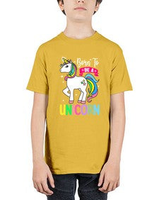 born to be a unicorn 72# - unicorn - Youth Tee Unisex