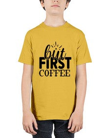 but first coffee 697# - tea - Youth Tee Unisex