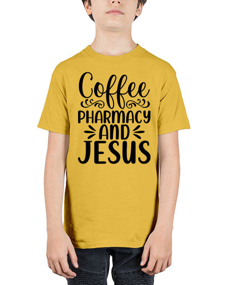 coffee pharmacy and jesus 661# - pharmacist - Youth Tee Unisex