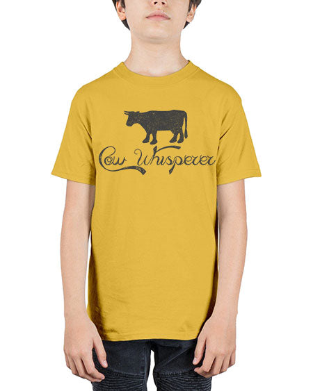 cow whisper - cow - Youth Tee Unisex