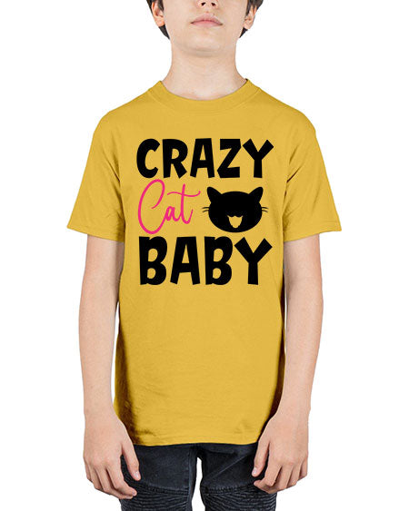 crazy cat baby Style 66# - baby - Youth Tee Unisex