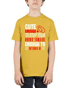 cute enough to stop your Style 689# - nurse - Youth Tee Unisex