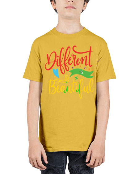 different is beautiful Style 11# - autism - Youth Tee Unisex