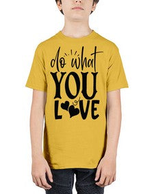 do what you love Style 126# - motivation - Youth Tee Unisex
